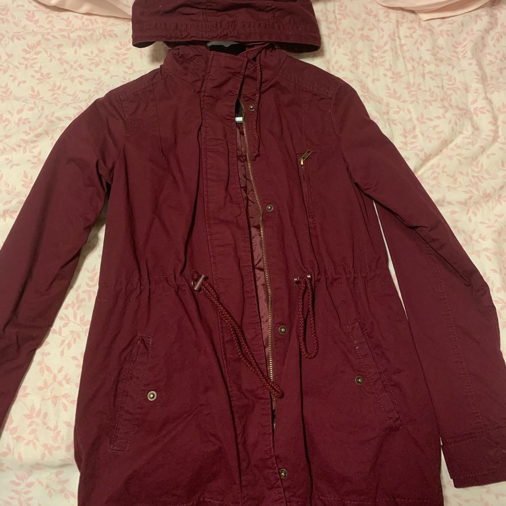 Forever 21 Maroon combat jacket